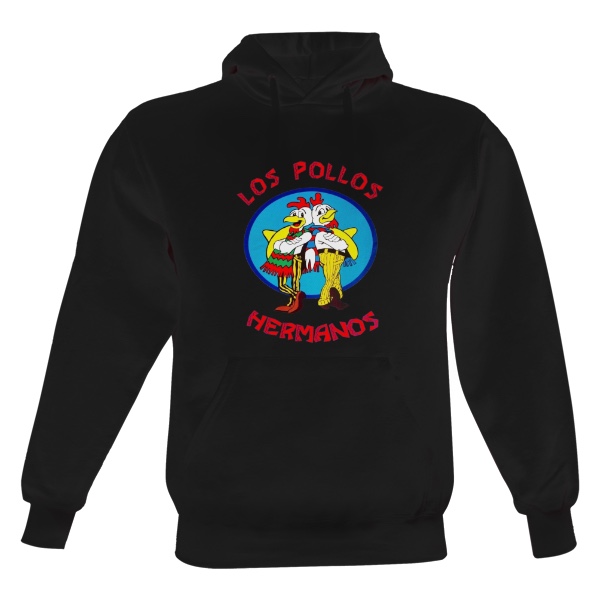 Pánská mikina s kapucí s potiskem Los Pollos Hermanos - Breaking Bad