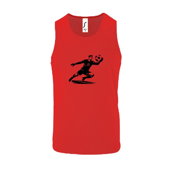 Pánské funkční tílko s potiskem Fotbalista s míčem